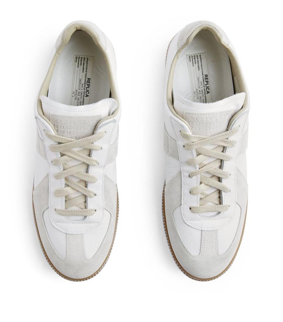 商品MAISON MARGIELA|Leather Replica Low-Top Sneakers,价格¥4170,第4张图片详细描述