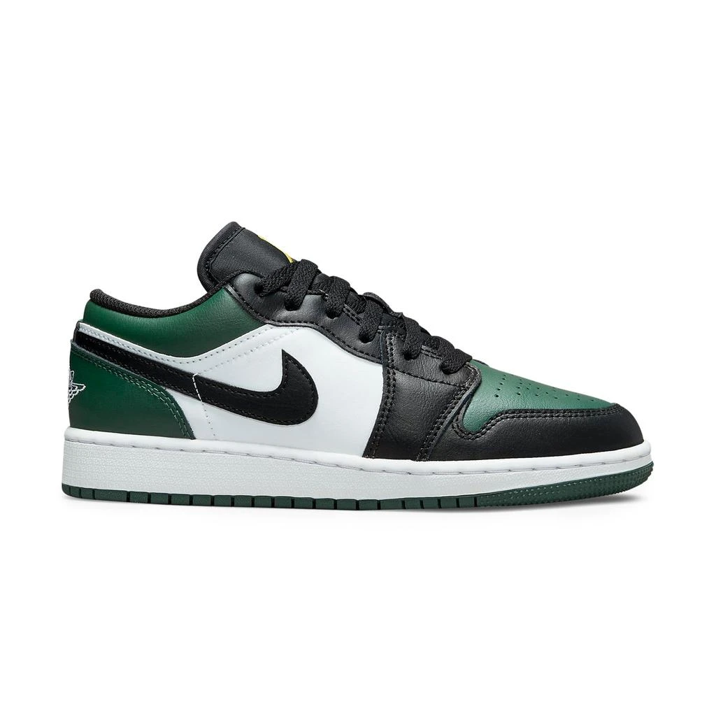 商品Jordan|Air Jordan 1 Low Green Toe (GS),价格¥1236,第1张图片