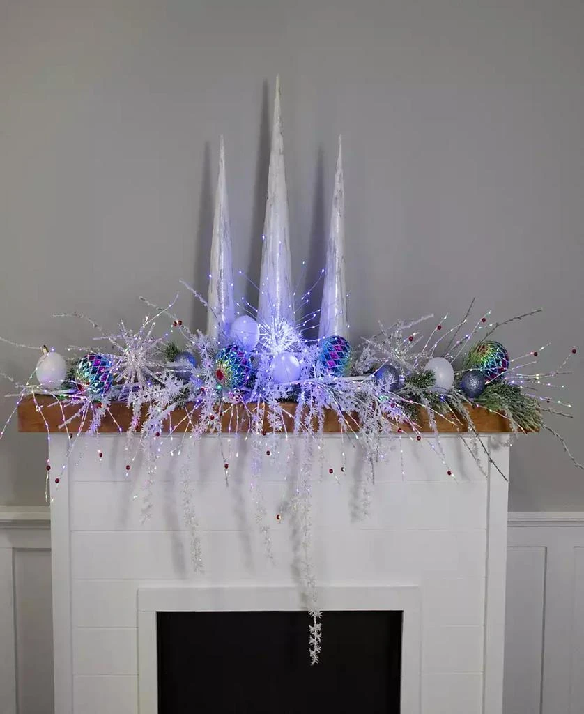 商品Northlight|20" Light Emitting Diode (LED) Lighted Firework Branch Christmas Decoration Lights,价格¥402,第4张图片详细描述