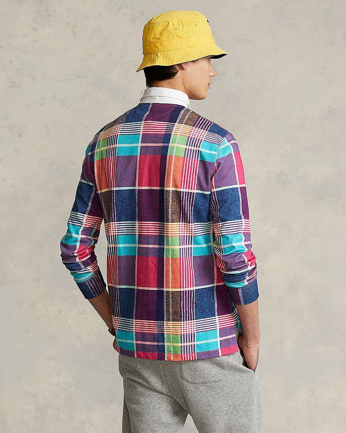 商品Ralph Lauren|Cotton Madras Plaid Classic Fit Rugby Shirt,价格¥612,第5张图片详细描述