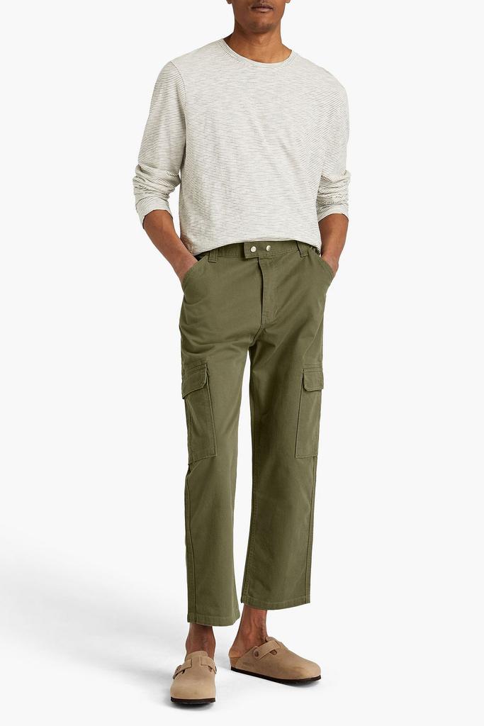 Cropped cotton-twill cargo pants商品第2张图片规格展示