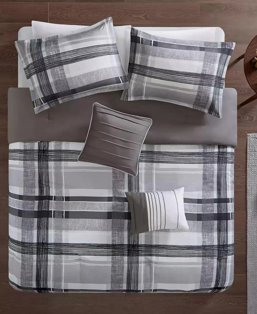商品Intelligent Design|Rudy 4-Pc. Plaid Comforter Set,价格¥533,第3张图片详细描述