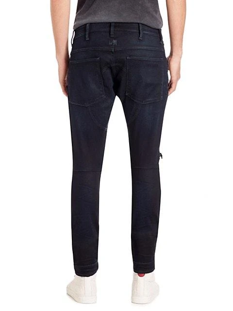 商品G-Star|5620 3D Zip Knee Slim-Fit Jeans,价格¥855,第4张图片详细描述