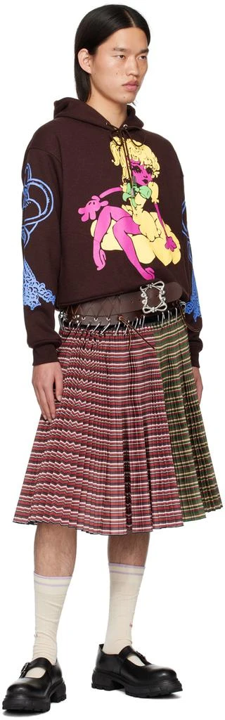 商品CHOPOVA LOWENA|Red & Green June Knee Carabiner Skirt,价格¥7826,第4张图片详细描述