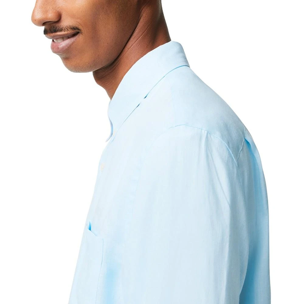 商品Lacoste|Men's Regular-Fit Linen Shirt,价格¥680,第3张图片详细描述