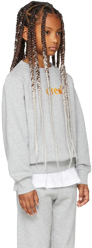 SSENSE Exclusive Kids Gray Scribble Sweatshirt商品第2张图片规格展示