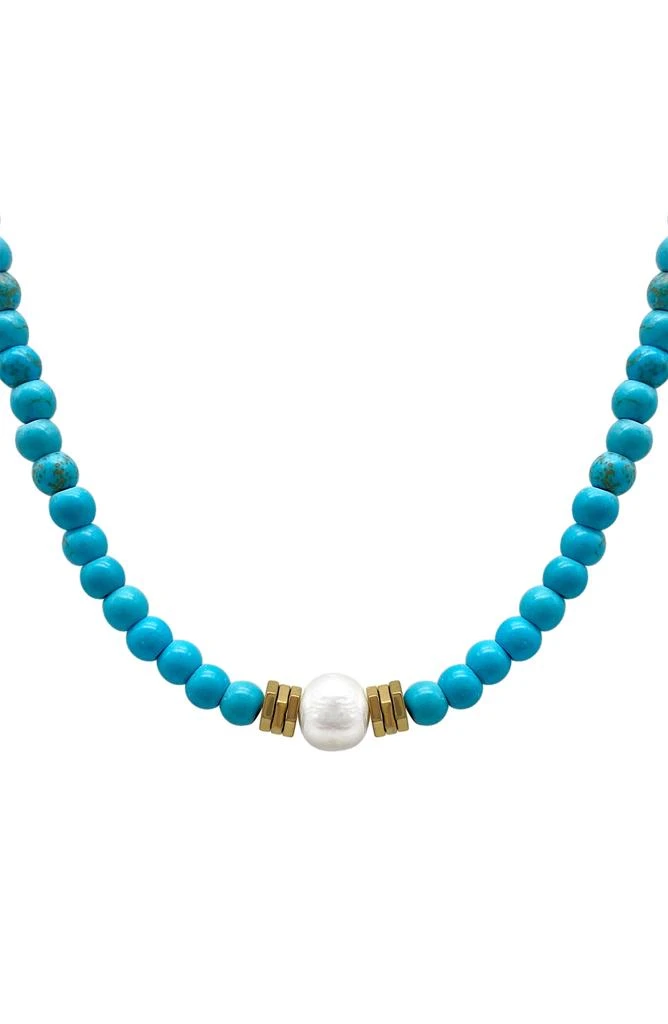 商品ADORNIA|14K Gold Plated Beaded Necklace,价格¥165,第3张图片详细描述