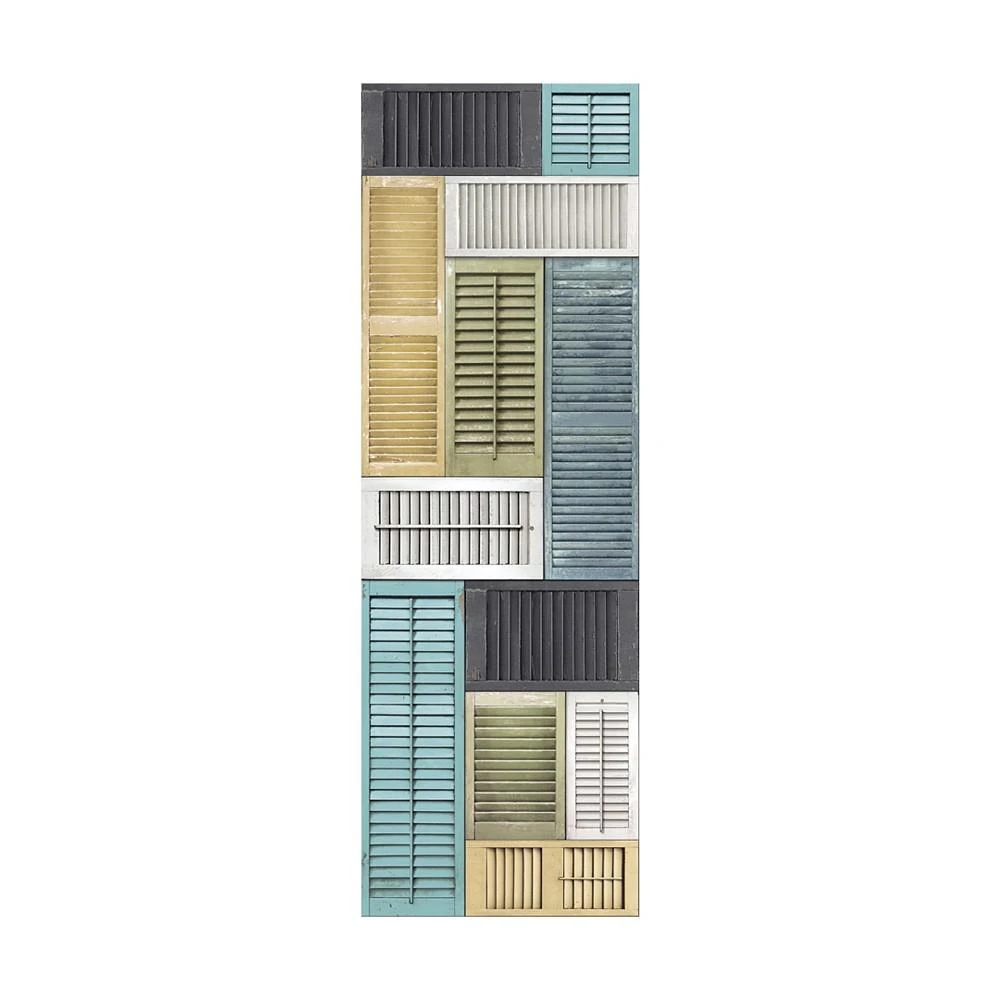 商品Brewster Home Fashions|Salvaged Shutter Mural,价格¥2426,第2张图片详细描述