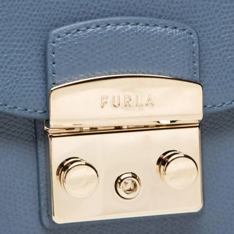商品Furla|Furla Ladies Metropolis Mini Crossbody Bag In Blue,价格¥1475,第3张图片详细描述