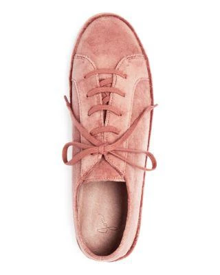 商品Joie|Women's Daryl Velvet Lace Up Sneakers,价格¥1194,第3张图片详细描述