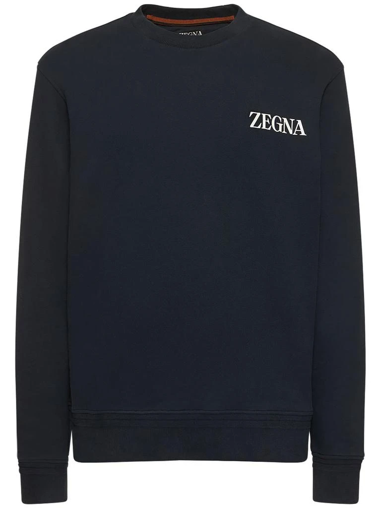 商品Zegna|Cotton Crewneck Sweatshirt,价格¥4797,第1张图片