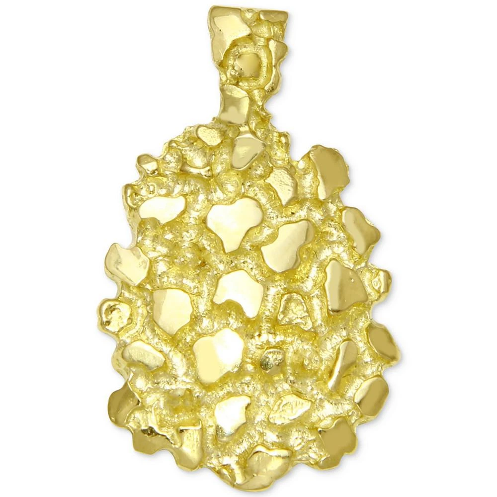 商品Macy's|Men's Polished Nugget-Style Pendant in 10k Gold,价格¥4231,第1张图片