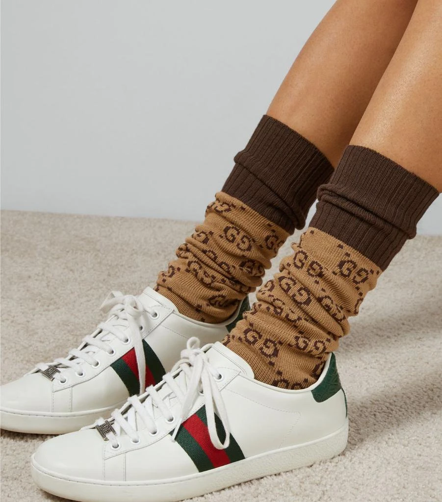 商品Gucci|Interlocking G Socks,价格¥1920,第3张图片详细描述