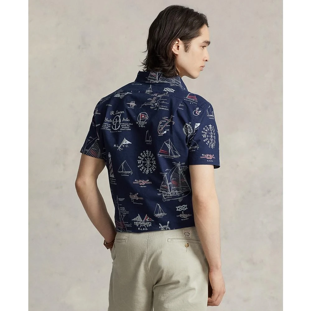 商品Ralph Lauren|Men's Classic-Fit Nautical-Print Oxford Shirt,价格¥618,第2张图片详细描述