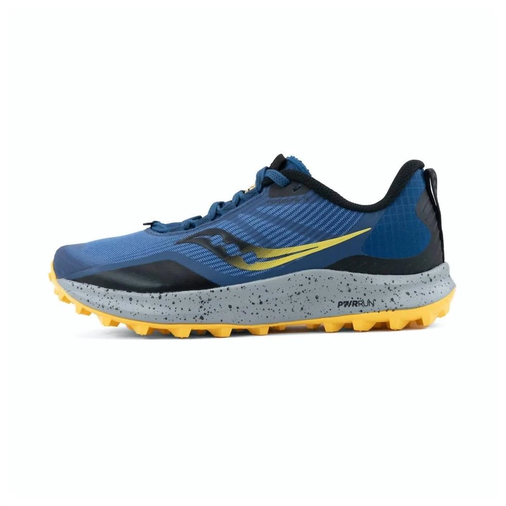 商品Saucony|Women's Peregrine 12 Running Shoes - B/medium Width In Basin/gold,价格¥774,第1张图片