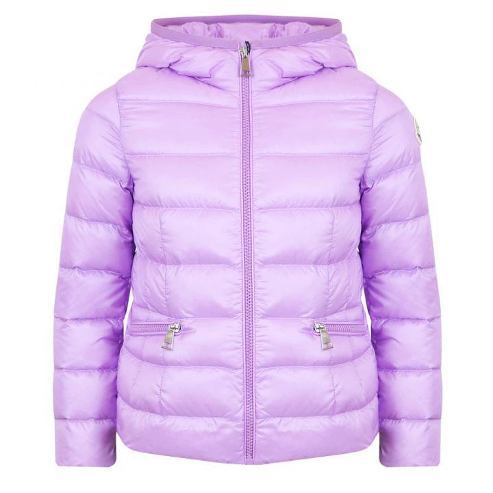 商品Moncler|Purple Hooded Puffer Liset Jacket,价格¥3577,第1张图片