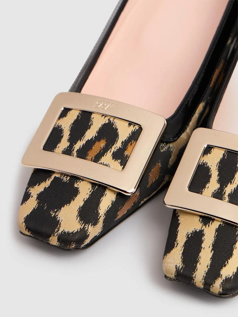 商品Roger Vivier|45毫米Belle Vivier豹纹高跟鞋,价格¥8545,第4张图片详细描述