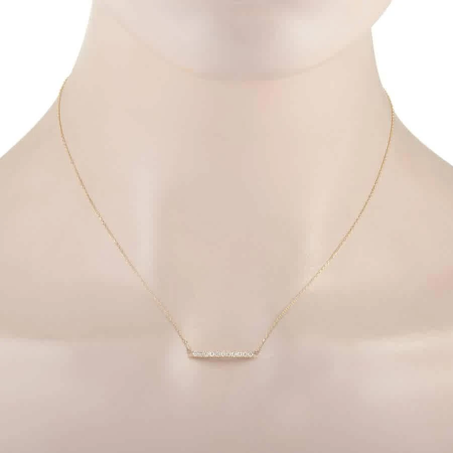 商品LB Exclusive|14K Yellow Gold 0.25 ct Diamond Pendant Necklace,价格¥3884,第2张图片详细描述