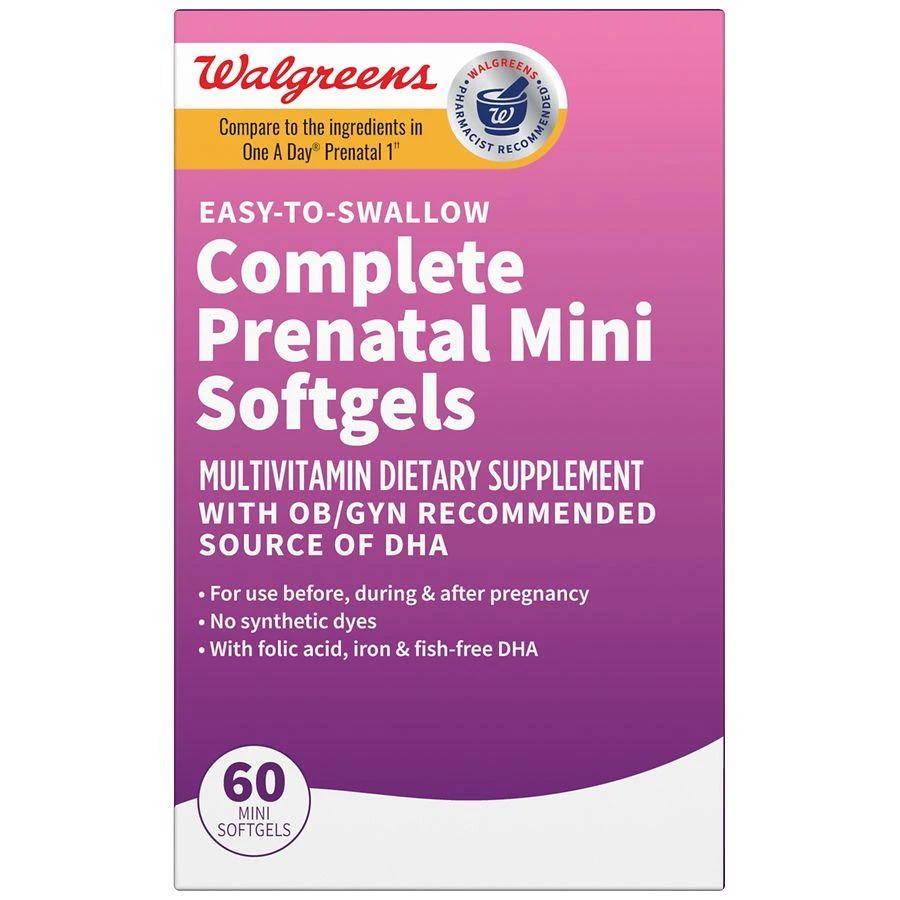 商品Walgreens|Easy-to-Swallow Complete Prenatal Mini,价格¥166,第3张图片详细描述