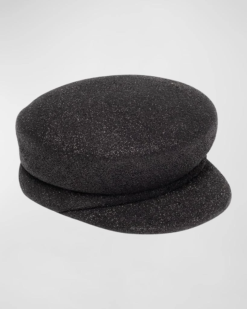 商品Eugenia Kim|Sabrina Glittery Wool Newsboy Cap,价格¥2279,第1张图片