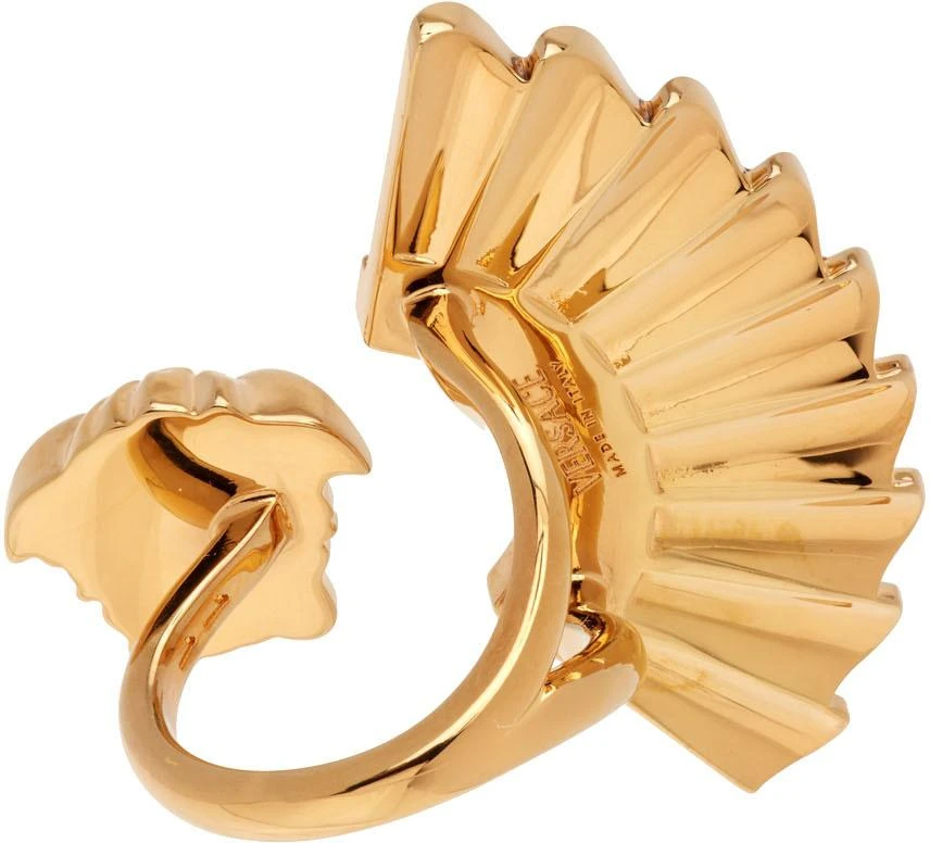 商品Versace|Gold Ventagli Medusa Ring,价格¥1190,第4张图片详细描述