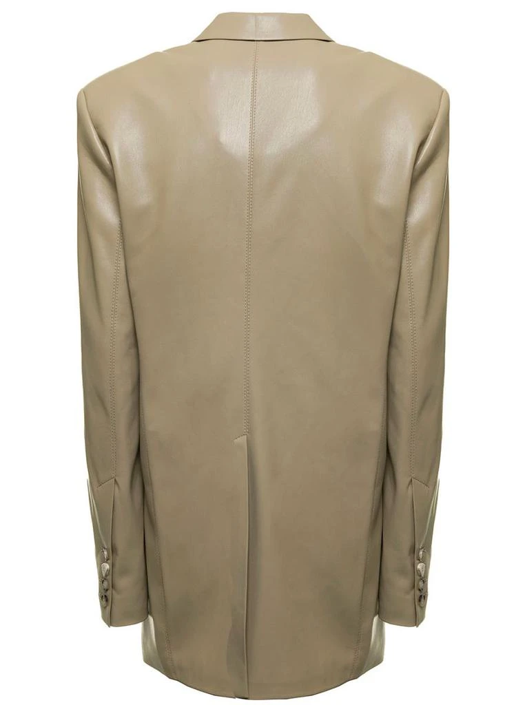 商品Nanushka|Marsey Beige Vegan Leather Blazer,价格¥3580,第2张图片详细描述