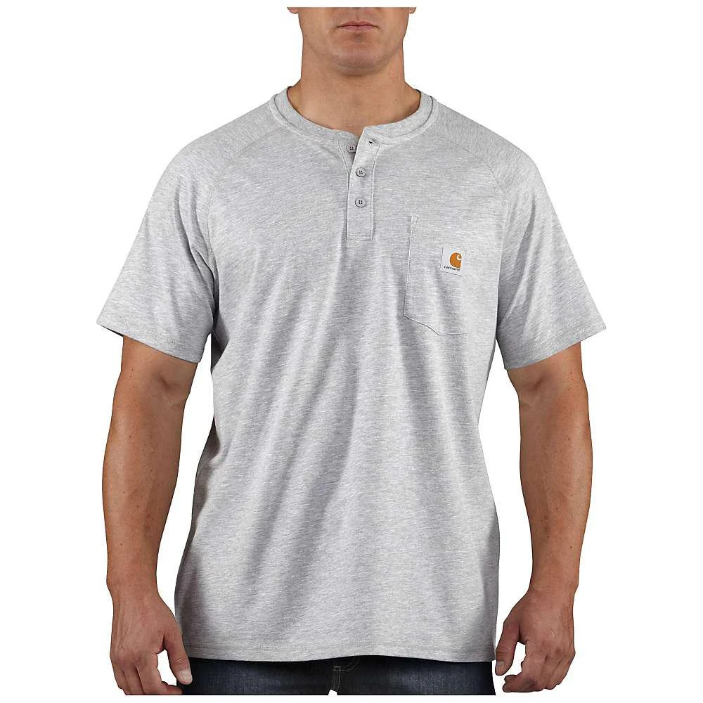 商品Carhartt|Carhartt Men's Force Cotton Delmont SS Henley Shirt,价格¥248,第2张图片详细描述