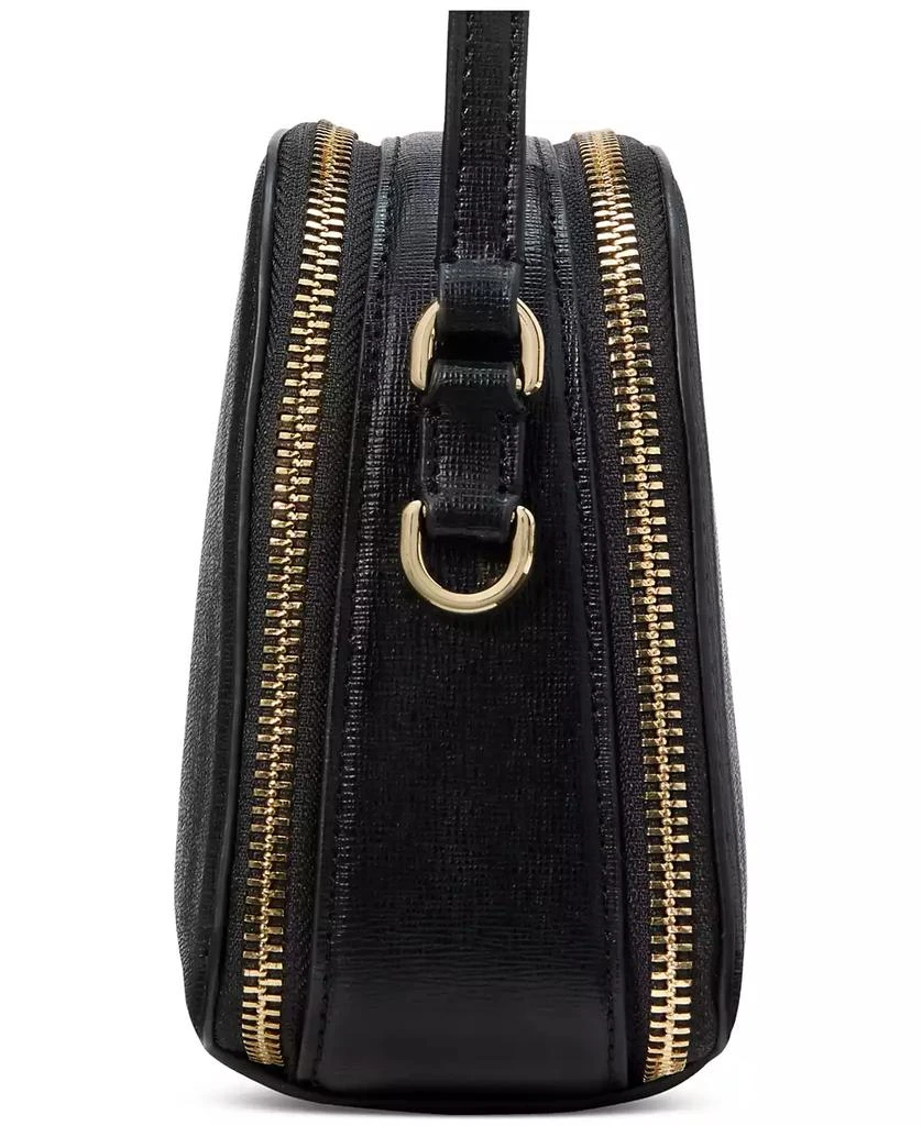商品Kate Spade|Devin Saffiano Leather Double Zip Dome Crossbody Bag,价格¥1284,第5张图片详细描述