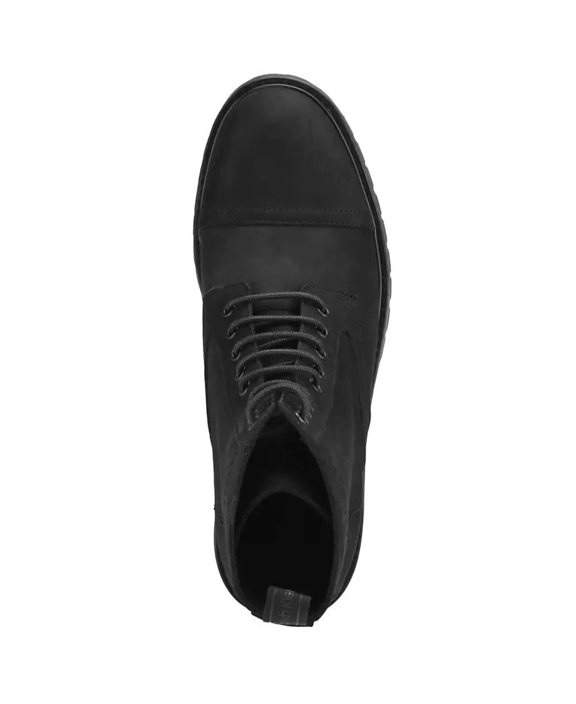 商品Calvin Klein|Men's Lorenzo Lace Up Boots with a Leather Upper,价格¥559,第5张图片详细描述