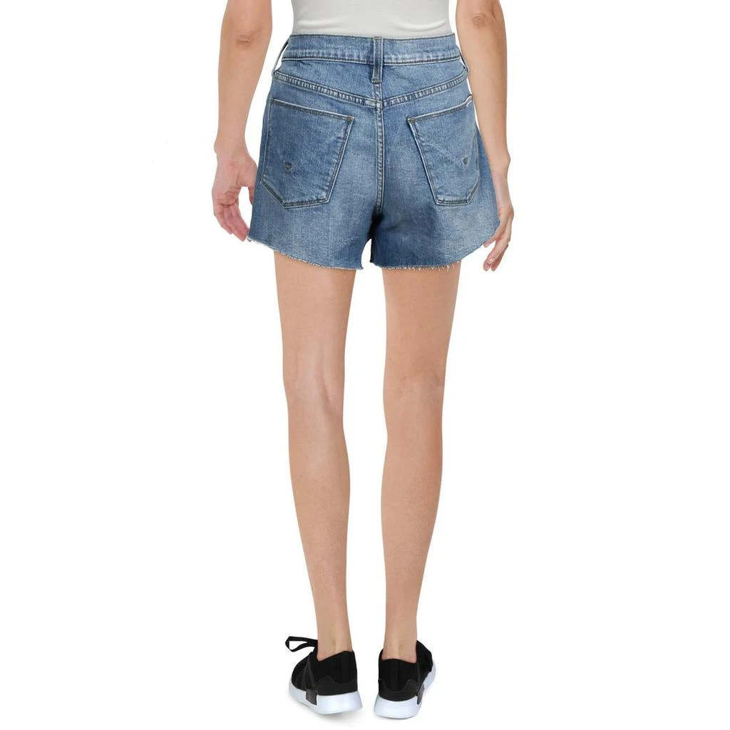 商品Hudson|Hudson Womens Gracie Raw Hem Mid-Rise Denim Shorts,价格¥184,第2张图片详细描述