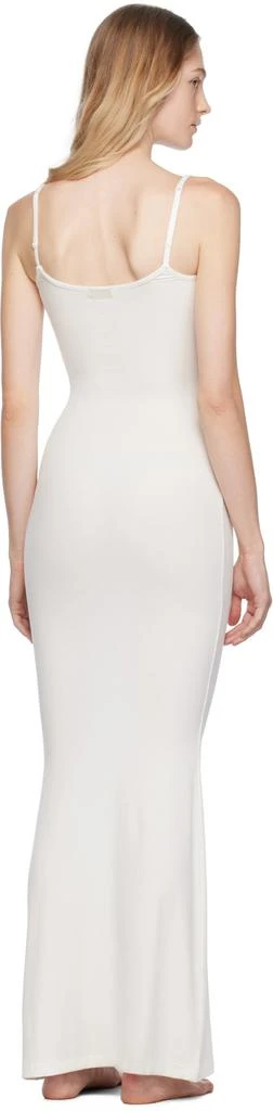 商品SKIMS|White Soft Lounge Long Slip Dress,价格¥756,第3张图片详细描述