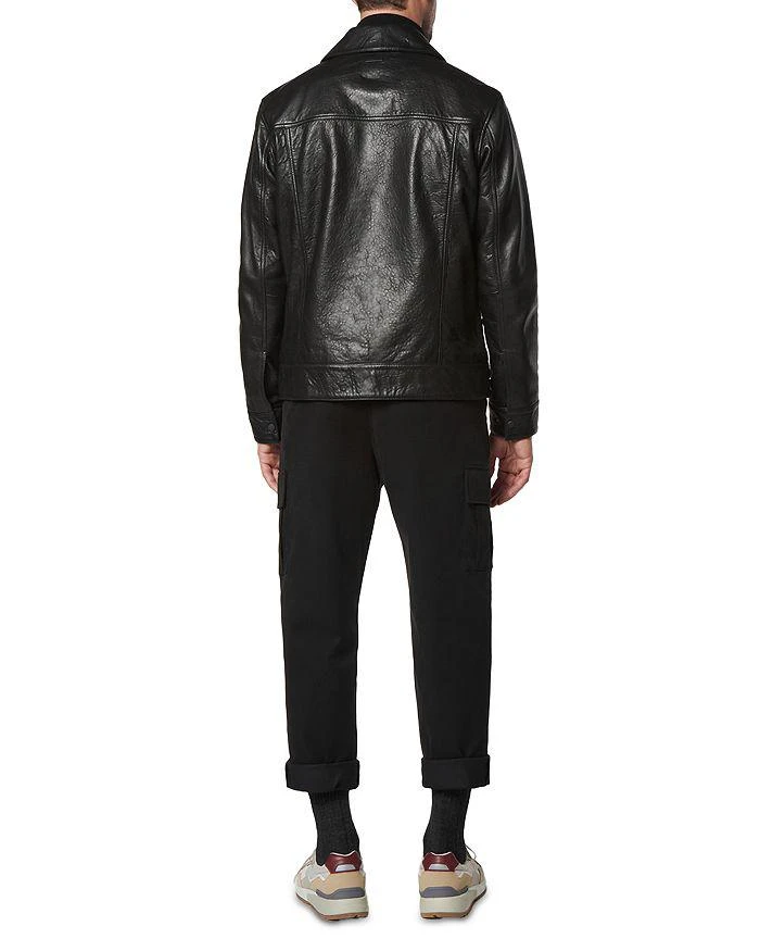商品Andrew Marc|Overton Leather Trucker Jacket,价格¥4461,第3张图片详细描述