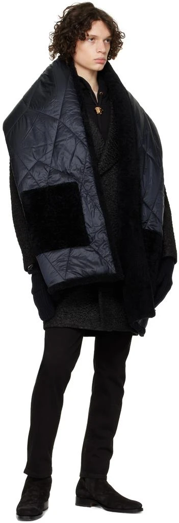 商品Giorgio Armani|Navy Neve Scarf,价格¥12584,第3张图片详细描述