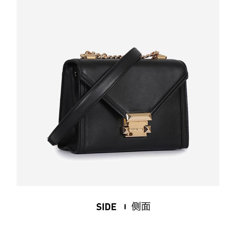 商品[国内直发] Michael Kors|迈克·科尔斯 MICHAEL KORS MK女包皮革白色单肩斜挎包 32S1L1SC9L LT CREAM,价格¥1176,第5张图片详细描述