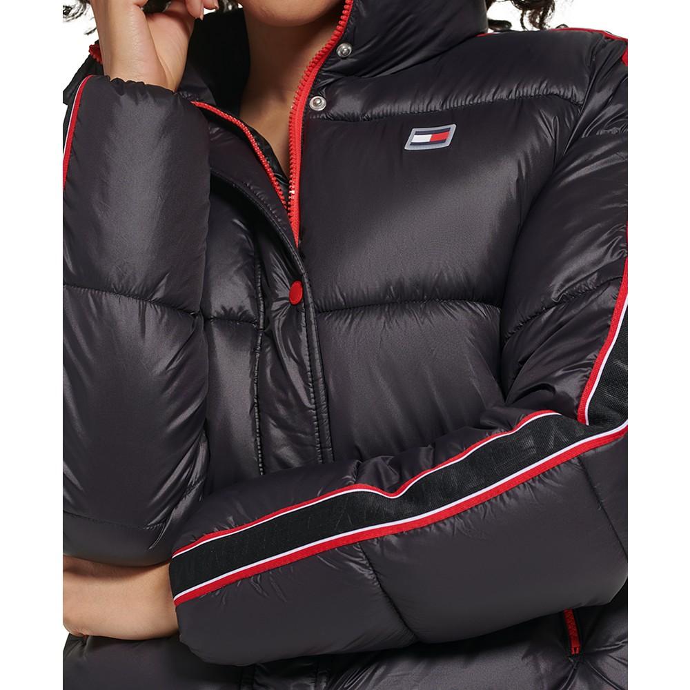 Women's Active Cropped Stretch Puffer Jacket商品第4张图片规格展示
