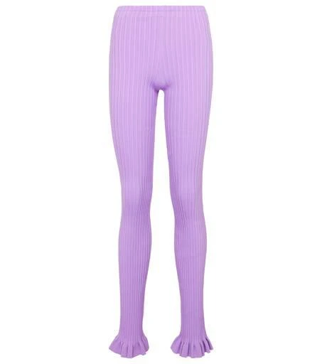 商品Acne Studios|Ribbed-knit cotton-blend leggings,价格¥1897,第1张图片