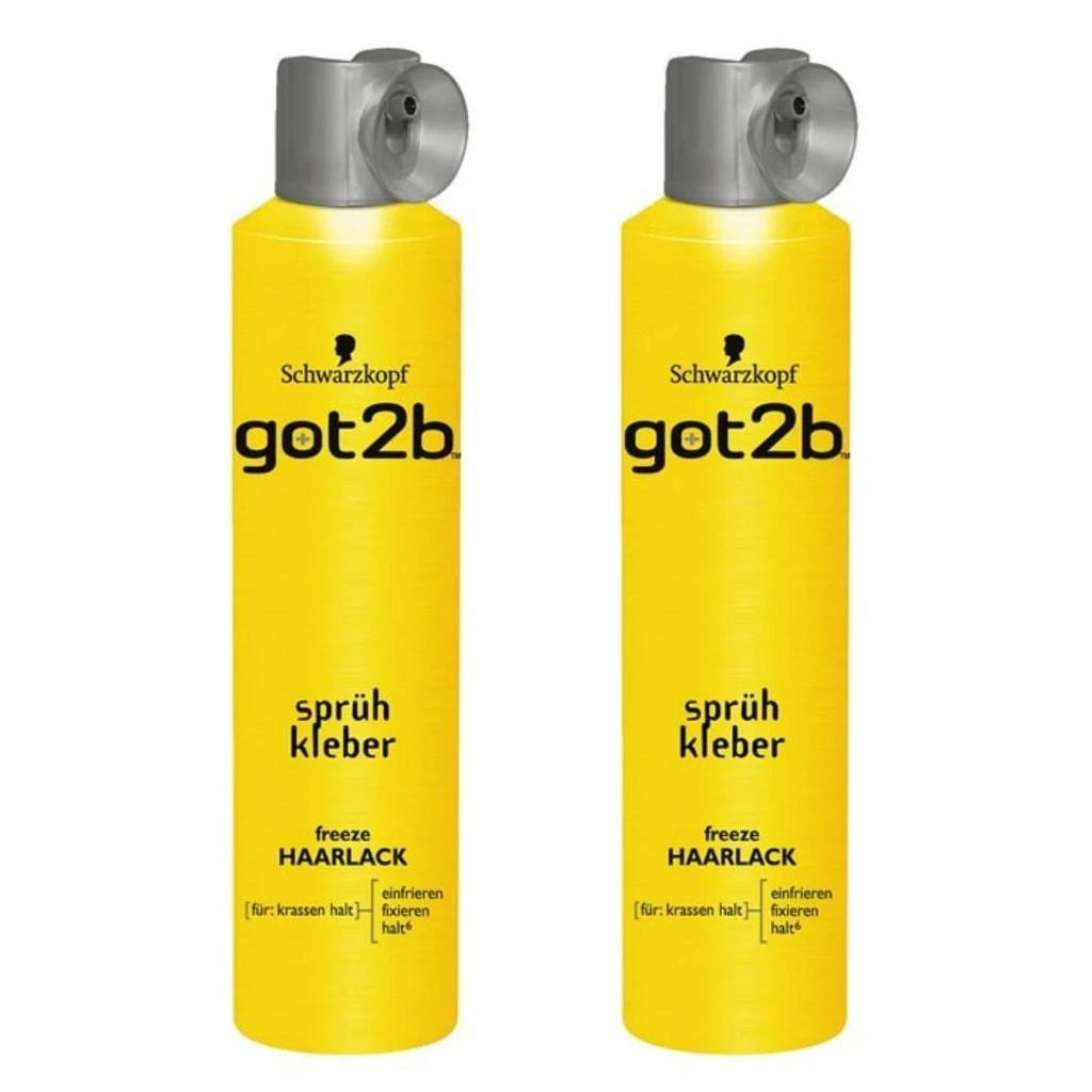 商品Schwarzkopf|Schwarzkopf Got2Be Glued Blasting Freeze Spray (2x300ml),价格¥178,第1张图片
