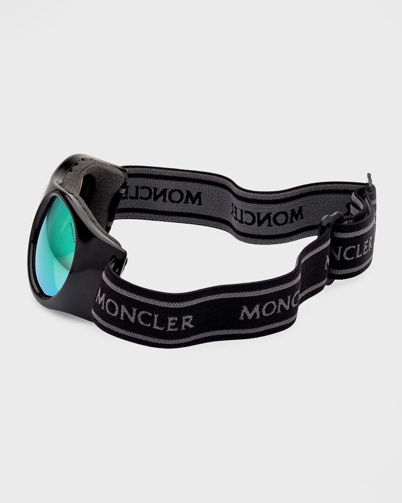 商品Moncler|City Acetate Branded Goggles,价格¥3714,第2张图片详细描述