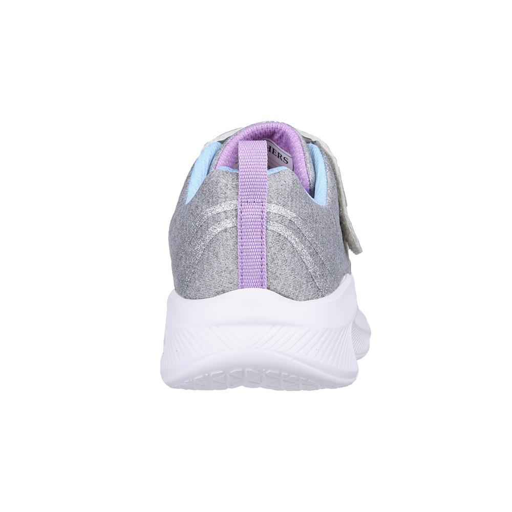 商品SKECHERS|Little Girls Dreamy Lites - Ready To Shine Stay-Put Light-Up Casual Sneakers from Finish Line,价格¥257,第7张图片详细描述