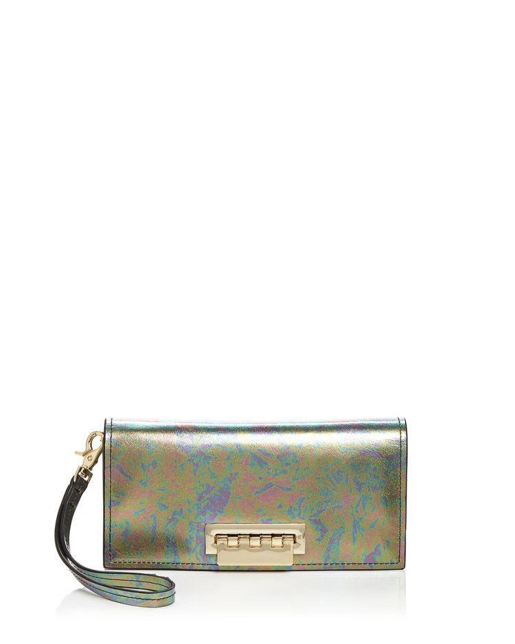 商品Zac Posen|Earthette Abalone Metallic Leather Wristlet,价格¥1264,第1张图片