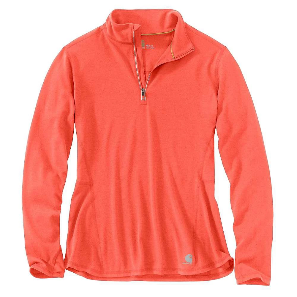 商品Carhartt|Carhartt Women's Force Ferndale Quarter Zip Shirt,价格¥246,第3张图片详细描述