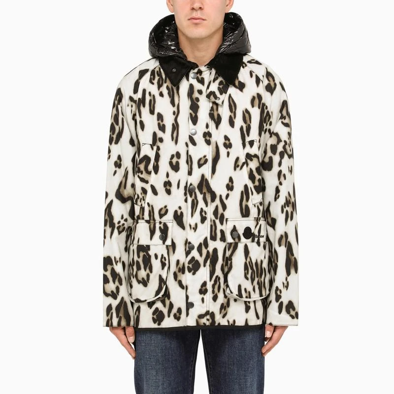 商品Moncler|Padded, animal-print jacket,价格¥8177,第1张图片