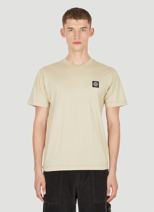 商品Stone Island|Compass Patch T-Shirt in Beige,价格¥834,第1张图片