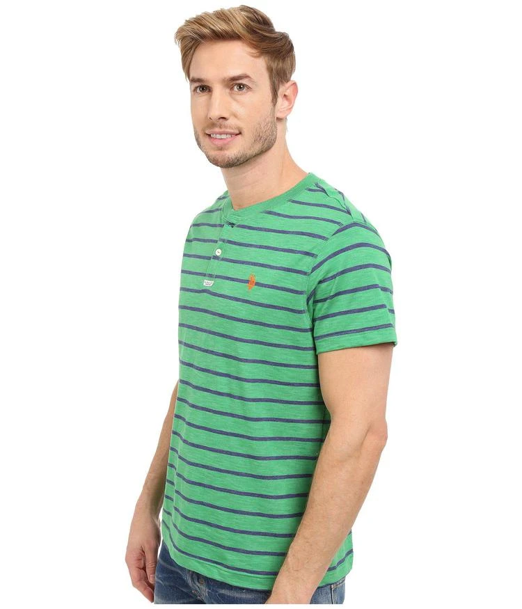 商品U.S. POLO ASSN.|Slim Fit Stripe Slub Henley T-Shirt,价格¥278,第2张图片详细描述