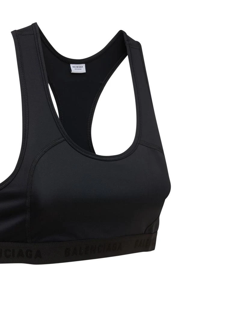 商品Balenciaga|Stretch Tech Cropped Sport Bra,价格¥3849,第3张图片详细描述