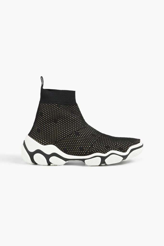 商品RED Valentino|Glam Run mesh high-top sneakers,价格¥425,第1张图片