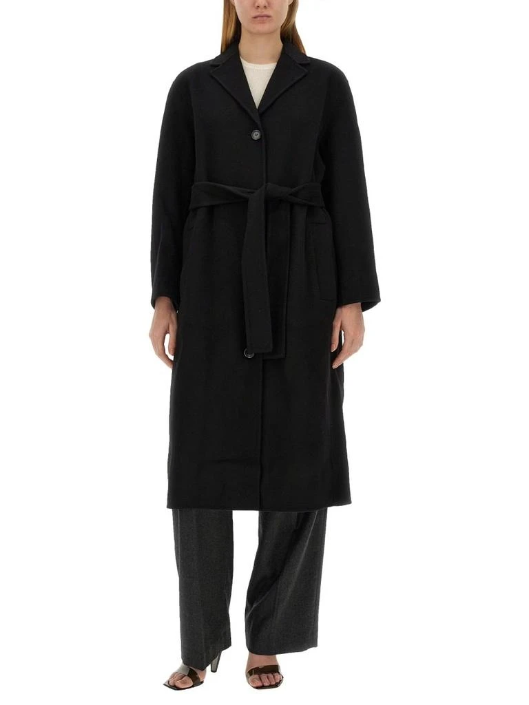 商品Theory|Theory Belted Straight Hem Coat,价格¥4088,第3张图片详细描述