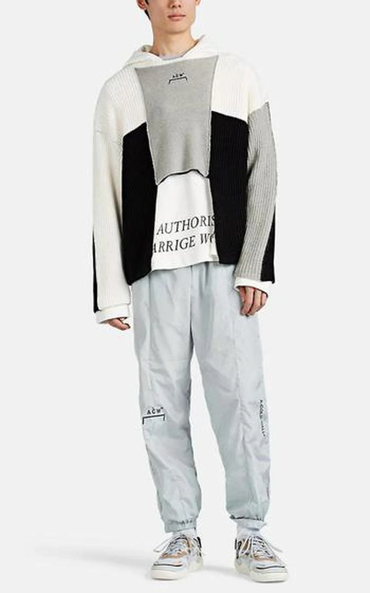 商品A-COLD-WALL*|Logo-Embroidered Wool-Blend Oversized Sweater,价格¥5546,第2张图片详细描述