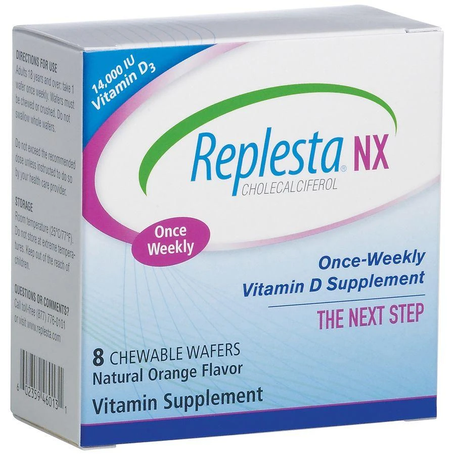 商品Replesta NX|Once Weekly Vitamin D Wafers Orange,价格¥141,第1张图片