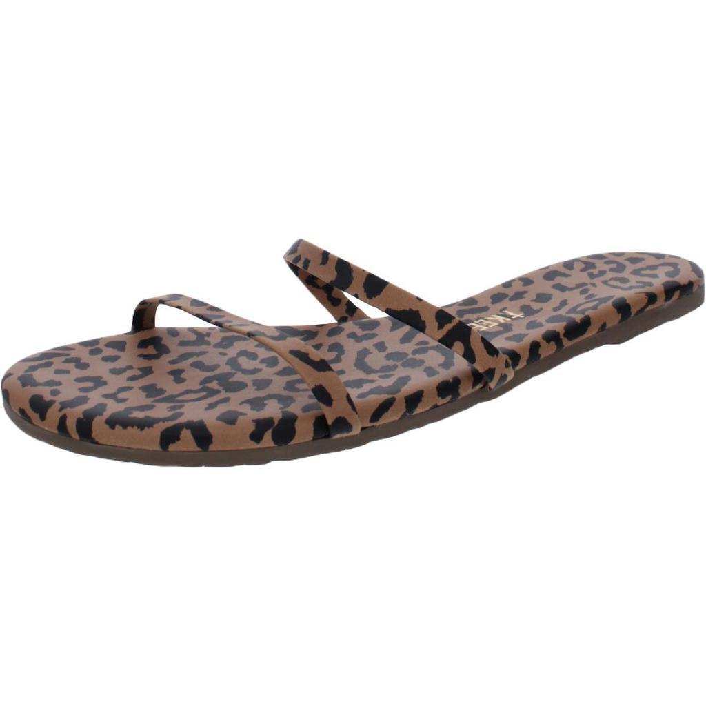 商品Tkees|Tkees Womens Gemma Faux Leather Slip On Flat Sandals,价格¥115-¥201,第4张图片详细描述